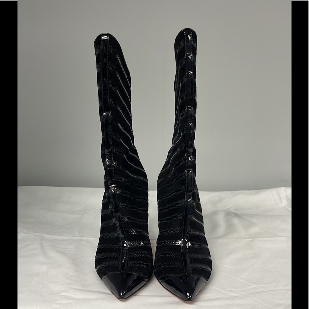 ❤️Authentic 🖤 Christian Louboutins mid calf Bootie - Picture 2 of 12